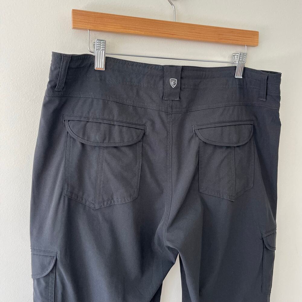 Kuhl Women’s Freeflex Roll-Up Pant in Dark Gray Koal Coal Size 14 - Picture 6 of 15